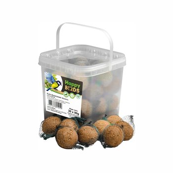 KULE TŁUSZCZOWE W SIATCE 30x90 G WIADERKO KARMA DLA PTAKÓW