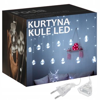 KULE WISZĄCE LAMPKI CHOINKOWE KURTYNA LED SOPLE - inna (Inny)