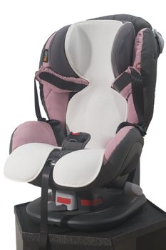 Kuli-Muli,Wkładka antypotowa do fotelika samochodowego, 9-18 kg, Biały - Kuli-Muli