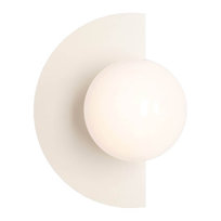 Kulisty kinkiet naścienny LOOP 1125C9 Aldex na przedpokój kremowy