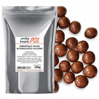 KULKI CZEKOLADOWE CHRUPIĄCE 100g Mleczna czekolada Posypka jakość Kol-Pol