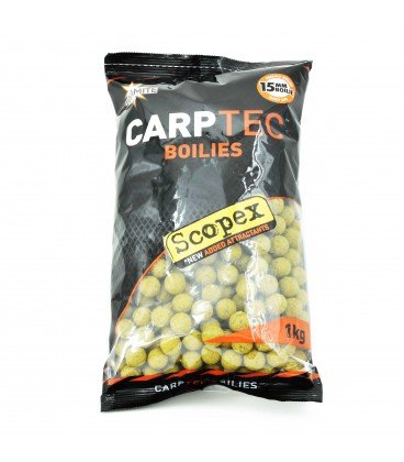 Bouillettes Carptec Scopex & Vanilla Dynamite Baits - 1kg - Appât Carpe