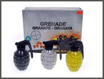 Kulki granat 800szt żółte, białe, czarne p12  HIPO (HEL03) - Hipo
