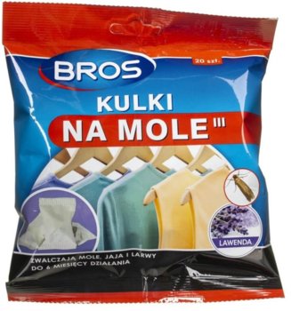 Kulki na mole BROS Lawendowe, 20 szt. - BROS