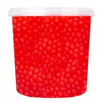 Kulki pękające Crazy Bubble Tea TRUSKAWKA 3,4 kg Popping Boba owocowe