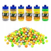 KULKI PLASTIKOWE DO PISTOLETU NABOJE 12000 szt 6mm z dozownikiem