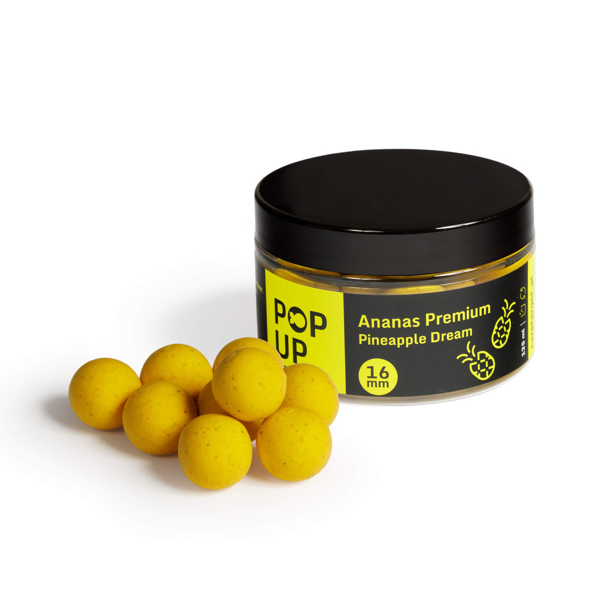 Mainline Carp - Pop Up Hi Viz Al Succo Di Ananas 12mm – L'esca Esplosiva Per Carpe Che Non Vedevano L'ora Di Trovare