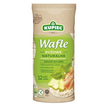 Kupiec Wafle Ryżowe Naturalne 120G - Kupiec