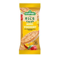 Kupiec Wafle Ryżowe w Polewie Jogurtowej o Smaku Mango 60g Kupiec