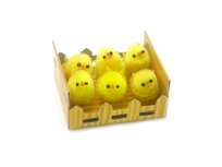 Kurczaczki Wielkanocne - 3 cm - 6 szt.