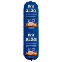 Kurczak z królikiem BRIT Sausage Chicken & Rabbit 800 g