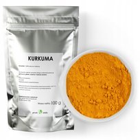 Kurkuma Mielona 100G Suszona Naturalna Przyprawa W Proszku