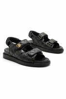 KURT GEIGER CZARNE KLASYCZNE SANDAŁY ZE SKÓRY NATURALNEJ 40 1I4A Kurt Geiger
