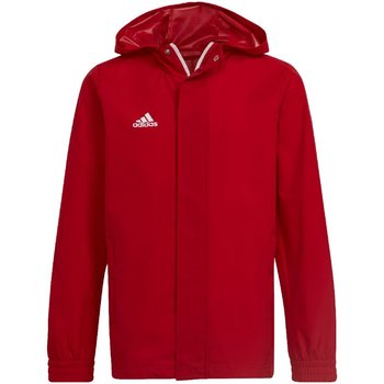 Kurtka adidas Entrada 22 All-weather Jr (kolor Czerwony, rozmiar 140cm) - Adidas