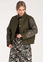 Kurtka bomberka damska | Zielona bomberka damska M1097 r. S/M FIGL