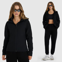 Kurtka Damska 4F Softshell Sportowa Z Kapturem Przejściowa Czarna 4FWAW25TSOFF359 XL Czarny 4F