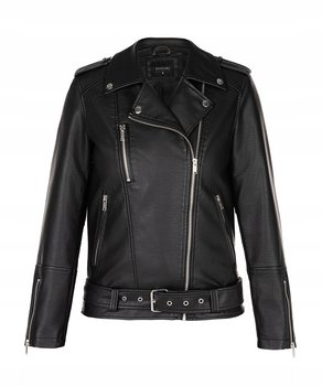 Kurtka Damska Ramoneska M Skóra Ekologiczna PUCCINI Czarna KD12301 1 M - PUCCINI