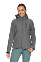 Kurtka damska softshell Alpinus Bergamo szary - M Alpinus