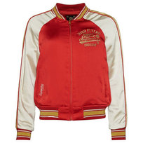 Kurtka damska Superdry CNY Suikajan bomberka czerwona z haftami-L Superdry