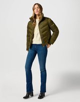Kurtka Damska Wrangler 112356502 Short Puffer Jacket Ivy Green Xs Wrangler