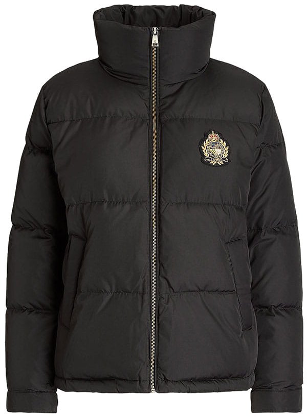 Ralph Lauren Kurtka damska zimowa LAUREN RALPH LAUREN r. XL ocieplana pikowana bez kaptura