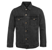 kurtka DENIM JACKET VINTAGE black jeansowa-XXL Inna marka