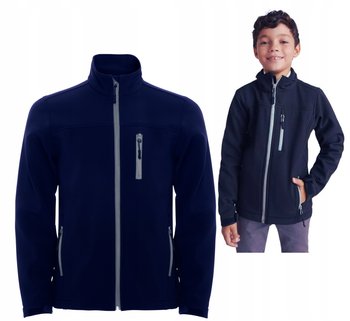 Kurtka Dziecięca SOFTSHELL MEMBRANA Bez Kaptura JAKOŚĆ ROLY 6432 GRANAT 164 - ROLY