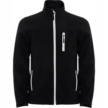 Kurtka dziecięca SOFTSHELL MEMBRANA Bez Kaptura ROLY SS6432 BLACK 128 - ROLY