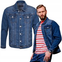 KURTKA JEANSOWA Przejściowa Męska Katana JACOB GRANATOWA M Pako Jeans Pako Jeans