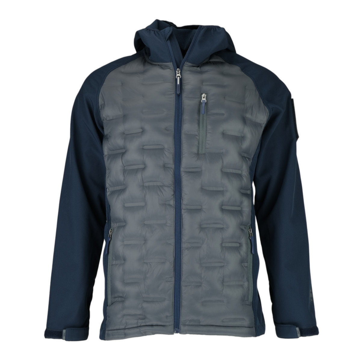 Kurtka męska Monotox MX23104 HYBRIDO GRAPHITE BLACK / NAVY Niebieska ...
