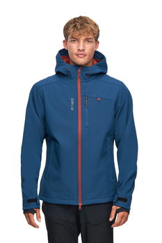 Kurtka męska softshell Alpinus Aso niebieski - XXL - Alpinus