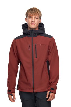 Kurtka męska softshell Alpinus Aso rudo-czarny - XL - Alpinus