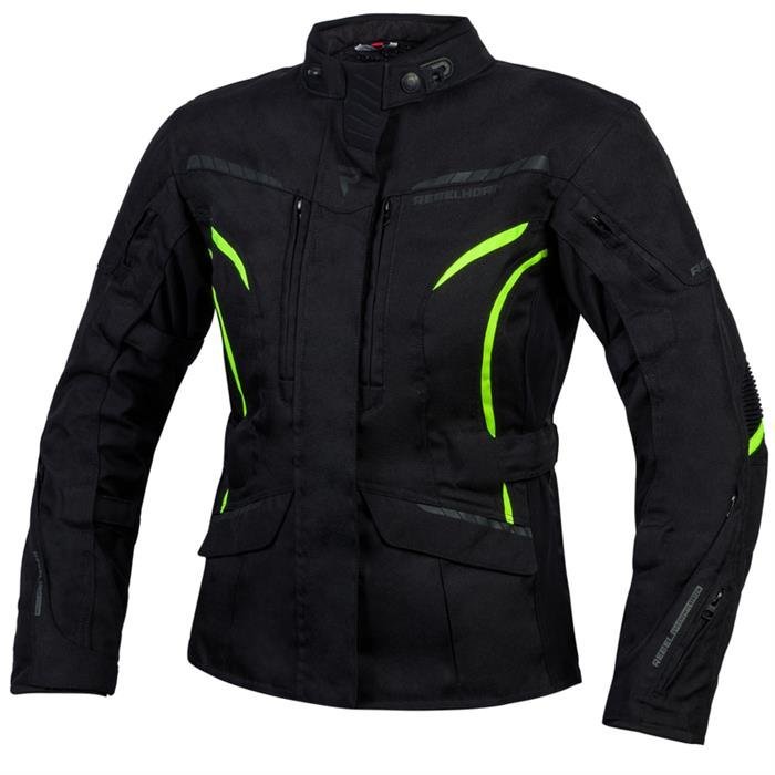 Pantalon Moto Textile Rebelhorn Hiker-III Pour Femme - Imperméable Membrane Reissa - Genouillères CE Niveau 2 - Pour Touring