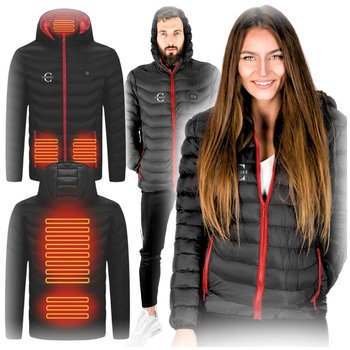 Kurtka Podgrzewana Czarno-Czerwona Rozmiar Xl - Inna marka