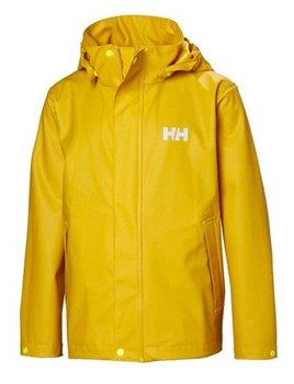 Kurtka przeciwdeszczowa Helly Hansen Jr Moss żółty 122/128 - Helly Hansen