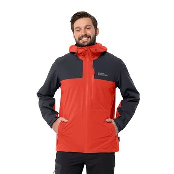 Kurtka przeciwdeszczowa męska Jack Wolfskin Go Hike czerwona 1114051 - Jack Wolfskin