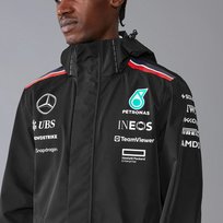 Kurtka przeciwdeszczowa męska softshell czarna Team Mercedes AMG F1 Roz.S Inna marka