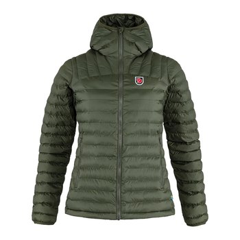 Kurtka puchowa damska Fjällräven Expedition Latt Hoodie zielona F86120 - Fjallraven