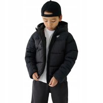 Kurtka puchowa dla chłopca 4F M621 głęboka czerń 4FJWAW25TDJAM621 20S 152cm 4F