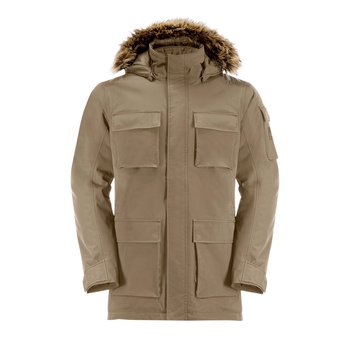 Kurtka puchowa męska Jack Wolfskin Glacier Canyon Parka brązowa 1107674_5136 r. M - Jack Wolfskin