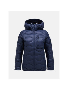 Kurtka puchowa Peak Performance W Helium Utility Down Hood granatowy XS - Peak Performance