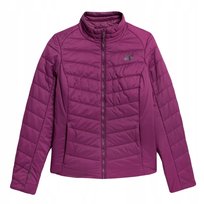 Kurtka puchowa trekkingowa z  primaloft® black insulation eco damska 4F 4FSS23TDJAF100-53S Fioletowy 4F