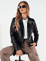 Kurtka skórzana damska ERIPA czarna Dstreet TY4194-L