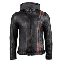 kurtka skórzana - GMTRADO SF MEN BIKER-S Inna marka