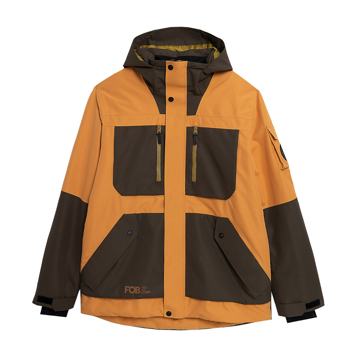 Фото - Лижний одяг 4F Kurtka snowboardowa męska  M314 orange L 