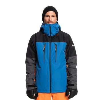 Kurtka snowboardowa męska Quiksilver Mission Plus czarno-niebieska EQYTJ03371 L - Quiksilver