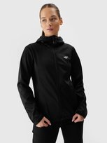 Kurtka softshell damska wiatroodporna z membrana Neodry 5K 4F 4FWSS24TSOFF215-20S Czarny