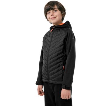 Kurtka Softshell Dla Chłopca 4F Głęboka Czerń Hjz22 Jsfm002 20S-128Cm - 4F