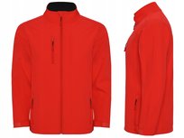 Kurtka SOFTSHELL Dwuwarstwowa Bez Kaptura JAKOŚĆ ROLY 6436 CZERWONA XL