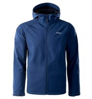 Kurtka softshell HI-TEC NETI męski, niebieska XL Hi-Tec